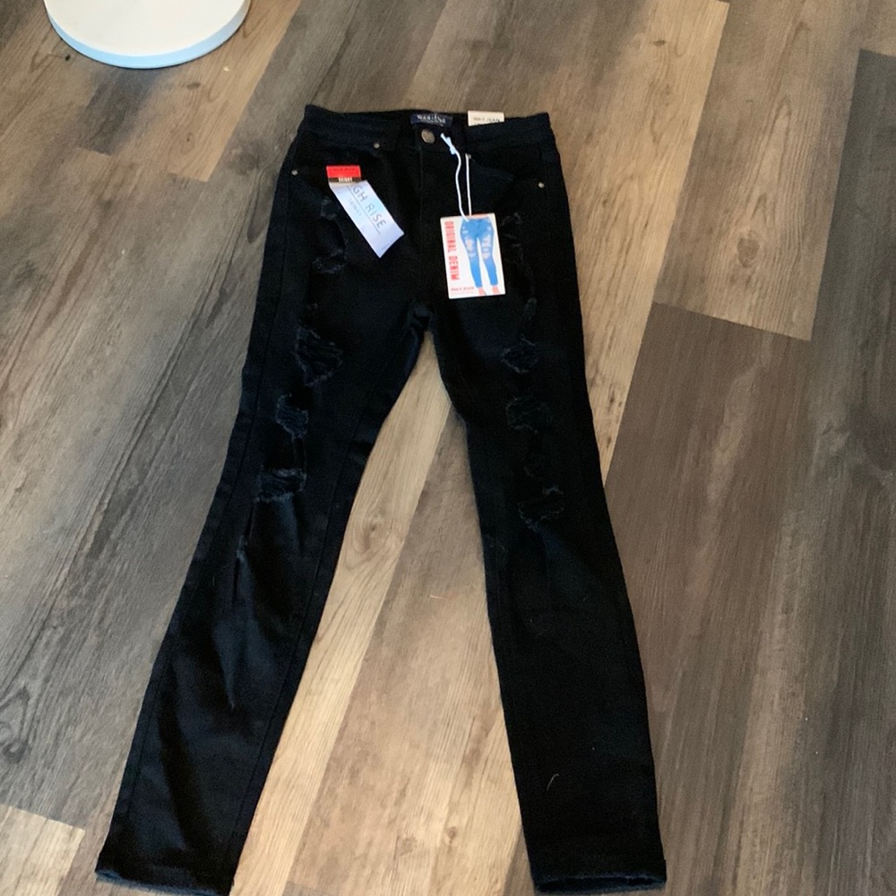 Wax Jeans black high rise‎ skinny . NWT . Style number 90187